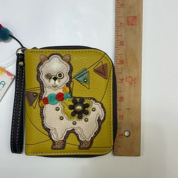 NWT Chala Llama Vegan Leather Wallet - Picture 7 of 11